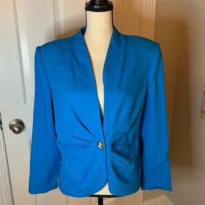 Vintage 1980’s Porsha Blazer Size 9/10 Teal Color